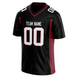 Custom Black & Maroon Colors Design Sports Football Jersey FT01AC030108