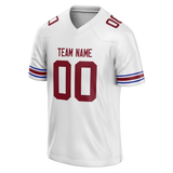 Custom White & Maroon Colors Design Sports Football Jersey FT01AC060208