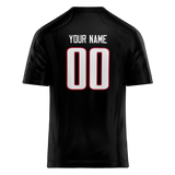 Custom Black & White Colors Design Sports Football Jersey FT01AF010102