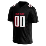 Custom Black & White Colors Design Sports Football Jersey FT01AF010102