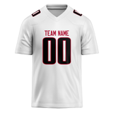 Custom White & Black Colors Design Sports Football Jersey FT01AF020201