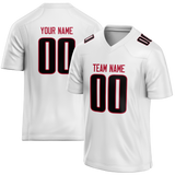 Custom White & Black Colors Design Sports Football Jersey FT01AF020201