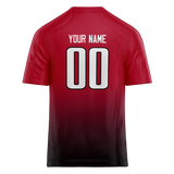 Custom Red & Black Colors Design Sports Football Jersey FT01AF030901