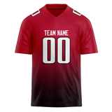 Custom Red & Black Colors Design Sports Football Jersey FT01AF030901