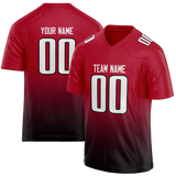 Custom Red & Black Colors Design Sports Football Jersey