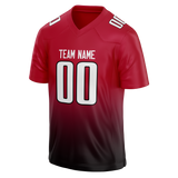 Custom Red & Black Colors Design Sports Football Jersey FT01AF030901