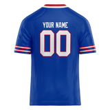 Custom Blue & Red Colors Design Sports Football Jersey FT01BB012009