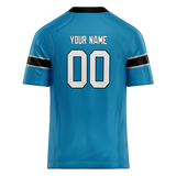 Custom Blue & Black Colors Design Sports Football Jersey FT01CP012001