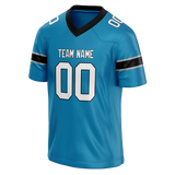 Custom Blue & Black Colors Design Sports Football Jersey FT01CP012001