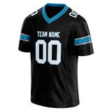 Custom Black & Blue Colors Design Sports Football Jersey FT01CP020120