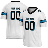 Custom White & Black Colors Design Sports Football Jersey FT01CP030201