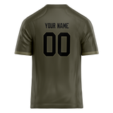 Custom Camo & Black Colors Design Sports Football Jersey FT01CP050601