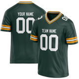 Custom Kelly Green & Gold Colors Design Sports Football Jersey FT01GBP011513