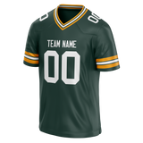 Custom Kelly Green & Gold Colors Design Sports Football Jersey FT01GBP011513