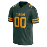 Custom Kelly Green & Gold Colors Design Sports Football Jersey FT01GBP031513