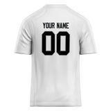 Custom White & Black Colors Design Sports Football Jersey FT01LVR020201