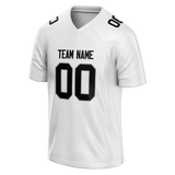 Custom White & Black Colors Design Sports Football Jersey FT01LVR020201