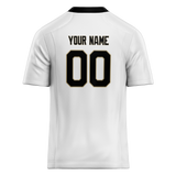 Custom White & Black Colors Design Sports Football Jersey FT01NOS020201