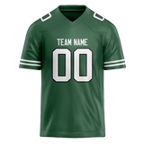 Custom Kelly Green & White Colors Design Sports Football Jersey FT01NYJ011502