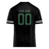 Custom Black & Kelly Green Colors Design Sports Football Jersey FT01NYJ020115