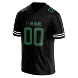 Custom Black & Kelly Green Colors Design Sports Football Jersey FT01NYJ020115