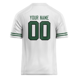 Custom White & Kelly Green Colors Design Sports Football Jersey FT01NYJ030215