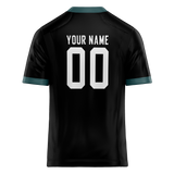 Custom Black & White Colors Design Sports Football Jersey FT01PE030102