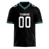 Custom Black & White Colors Design Sports Football Jersey FT01PE030102