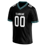 Custom Black & White Colors Design Sports Football Jersey FT01PE030102