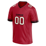 Custom Maroon & Black Colors Design Sports Football Jersey FT01TBB010801