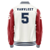 Houston Rockets #5 Fred VanVleet Varsity Letter Jacket