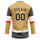 Custom Camo & Gray Colors Design Sports Hockey Jersey HK01VGK010603