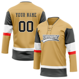 Custom Camo & Gray Colors Design Sports Hockey Jersey