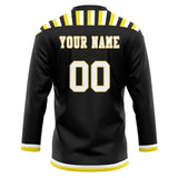 Custom Unisex Black & White Pattern Hockey Jersey