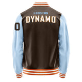 Houston Dynamo Varsity Letter Jacket Custom Letter & Number