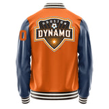 Houston Dynamo Varsity Letter Jacket Custom Letter & Number