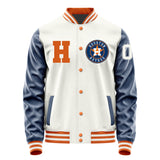 Houston Astros Varsity Letter Jacket Custom Letter & Number
