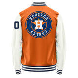 Houston Astros Varsity Letter Jacket Custom Letter & Number