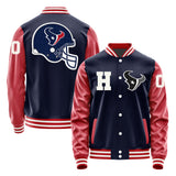 Houston Texans Varsity Letter Jacket Custom Letter & Number