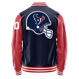 Houston Texans Varsity Letter Jacket Custom Letter & Number