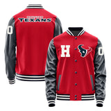 Houston Texans Varsity Letter Jacket Custom Letter & Number