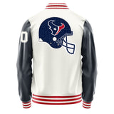 Houston Texans Varsity Letter Jacket Custom Letter & Number