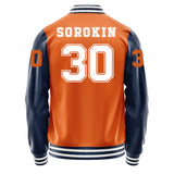 New York lslanders #30 Ilya Sorokin Varsity Letter Jacket