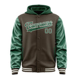 Custom Brown Green Jacket