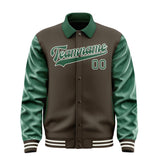 Custom Brown Green Jacket