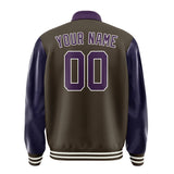 Custom Brown Purple Jacket