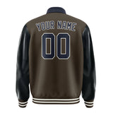 Custom Brown Navy Jacket