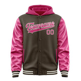 Custom Brown Pink Jacket