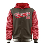 Custom Brown Red Jacket