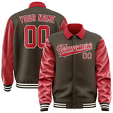 Custom Brown Red Jacket
